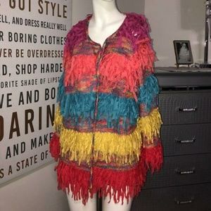 NWOT Multicolored Lightweight Cardigan